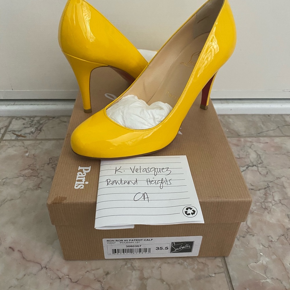 Christian louboutin ron ron 85 used once
